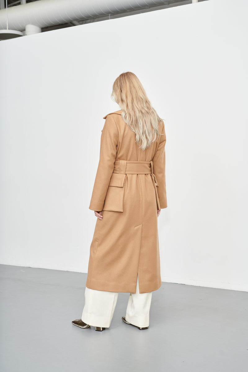 ESP POPULATION LONGCOAT CAMEL