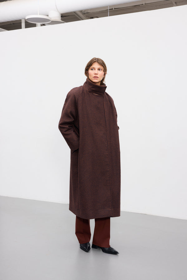 INSIGHT LONGCOAT HOUNDTOOTH