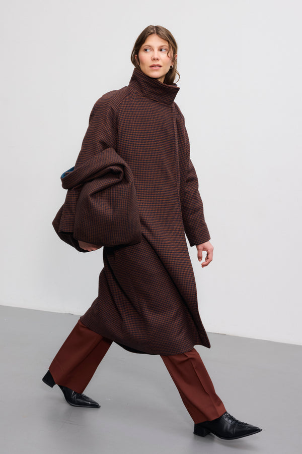 INSIGHT LONGCOAT HOUNDTOOTH