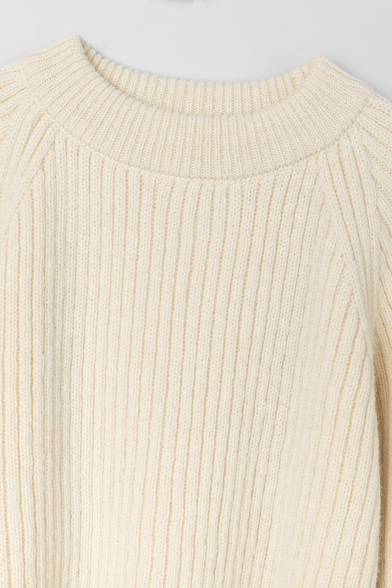 ESP FUNCTIONAL KNIT  SWEATER OFFWHITE