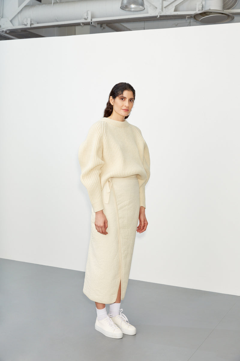 FUNCTIONAL HANDKNIT KIT OFFWHITE (NO)
